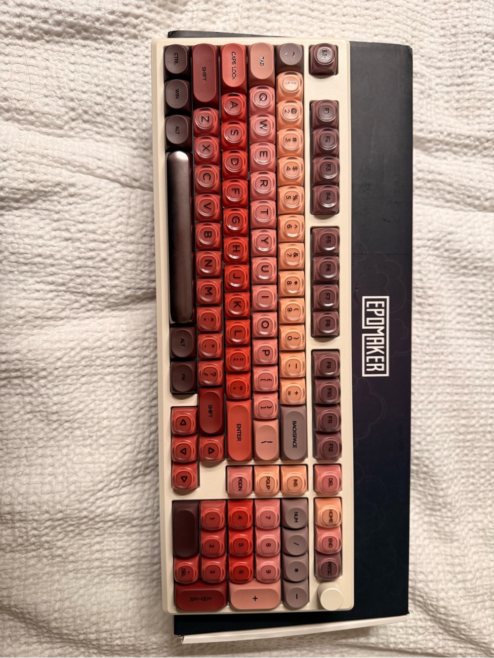 EPOmaker galaxy 100 Gradient Retro Keycap Mechanical Keyboard